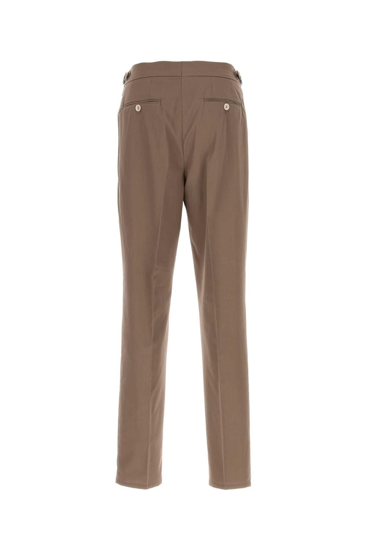 Brunello Cucinelli Men Brown Cotton Pant