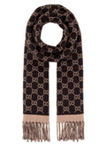 Gucci Women Embroidered Wool Scarf