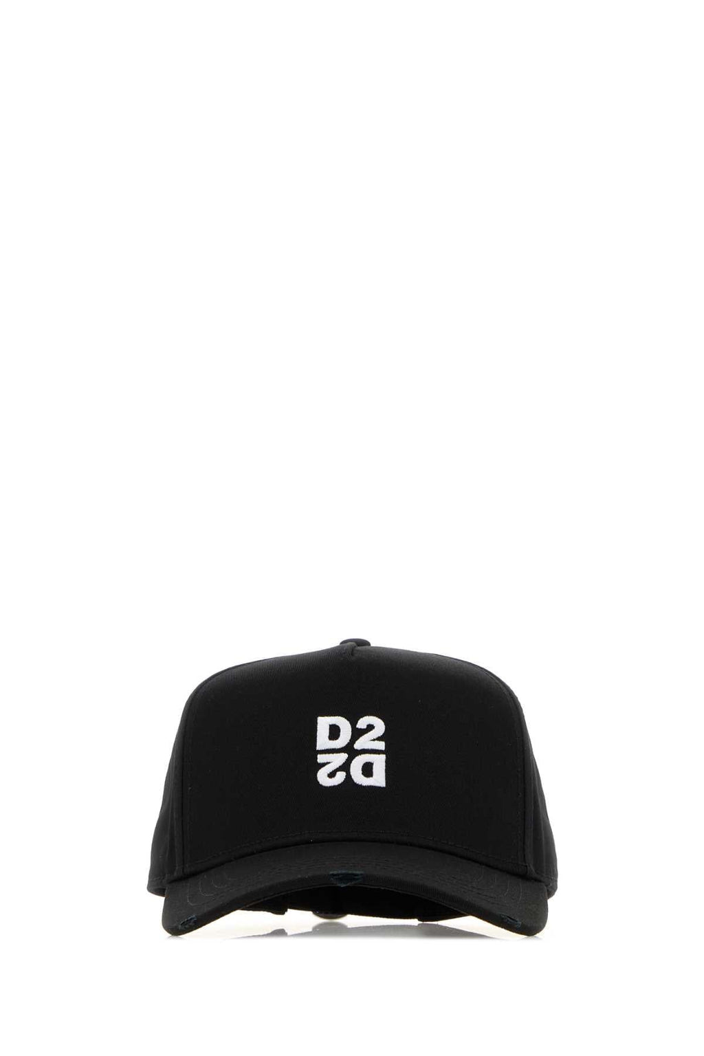 Dsquared Men Black Cotton Baseball Cap