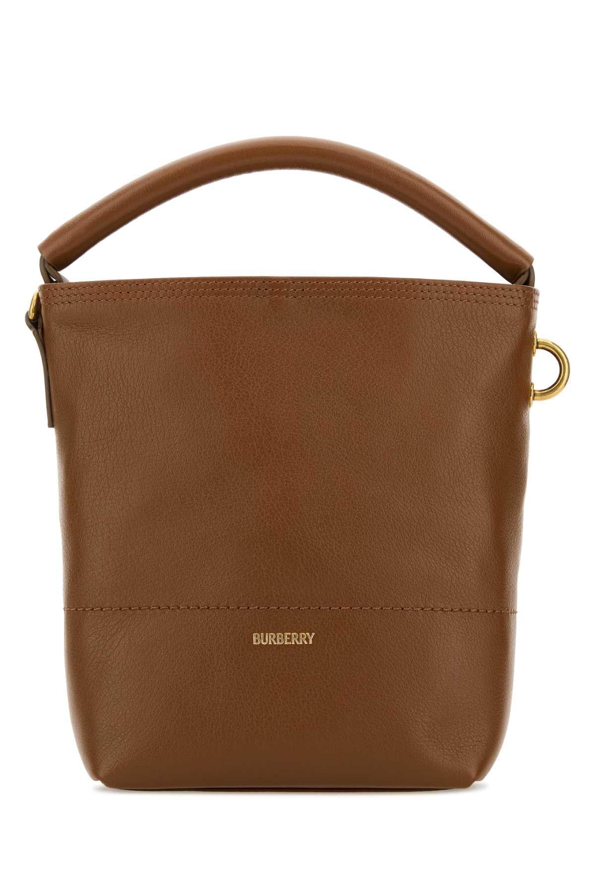 Burberry Women Brown Leather Handbag