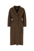 S Maxmara Women Mud Wool Esturia Coat