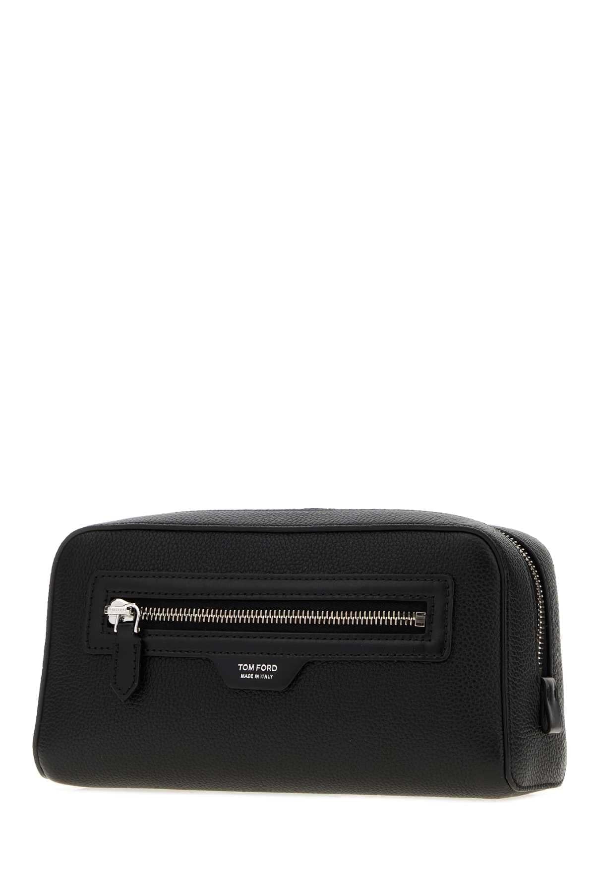 Tom Ford Men Black Leather Beauty Case