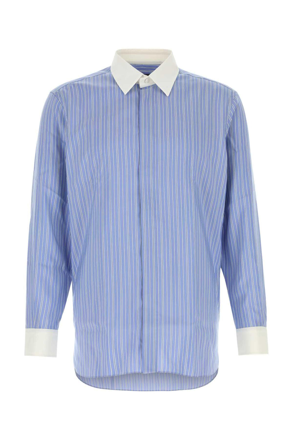 Tom Ford Men Embroidered Silk Shirt