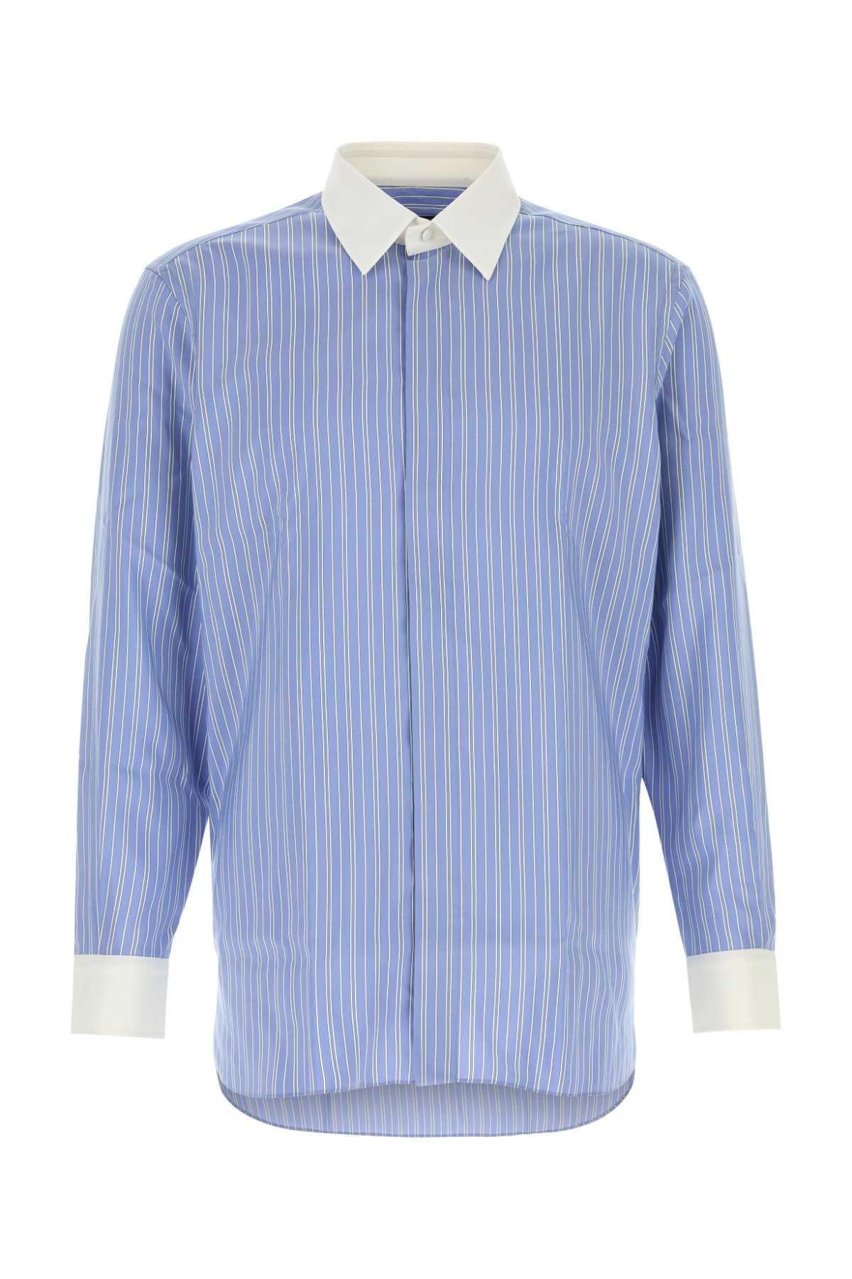Tom Ford Men Embroidered Silk Shirt
