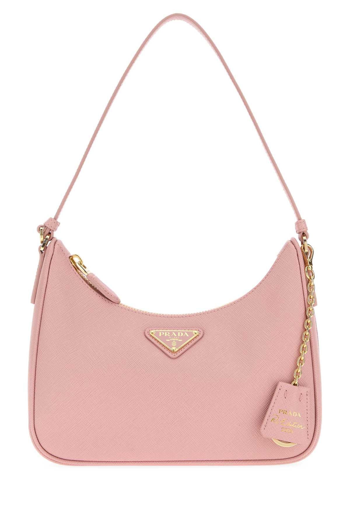 Prada Women Pink Leather Prada Re-Edition 2005 Shoulder Bag