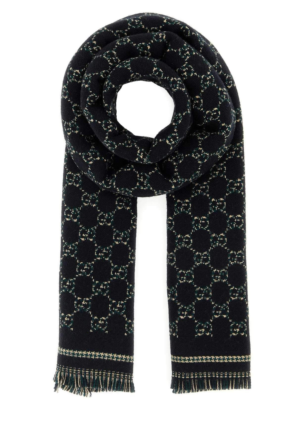Gucci Men Gg Jacquard Scarf