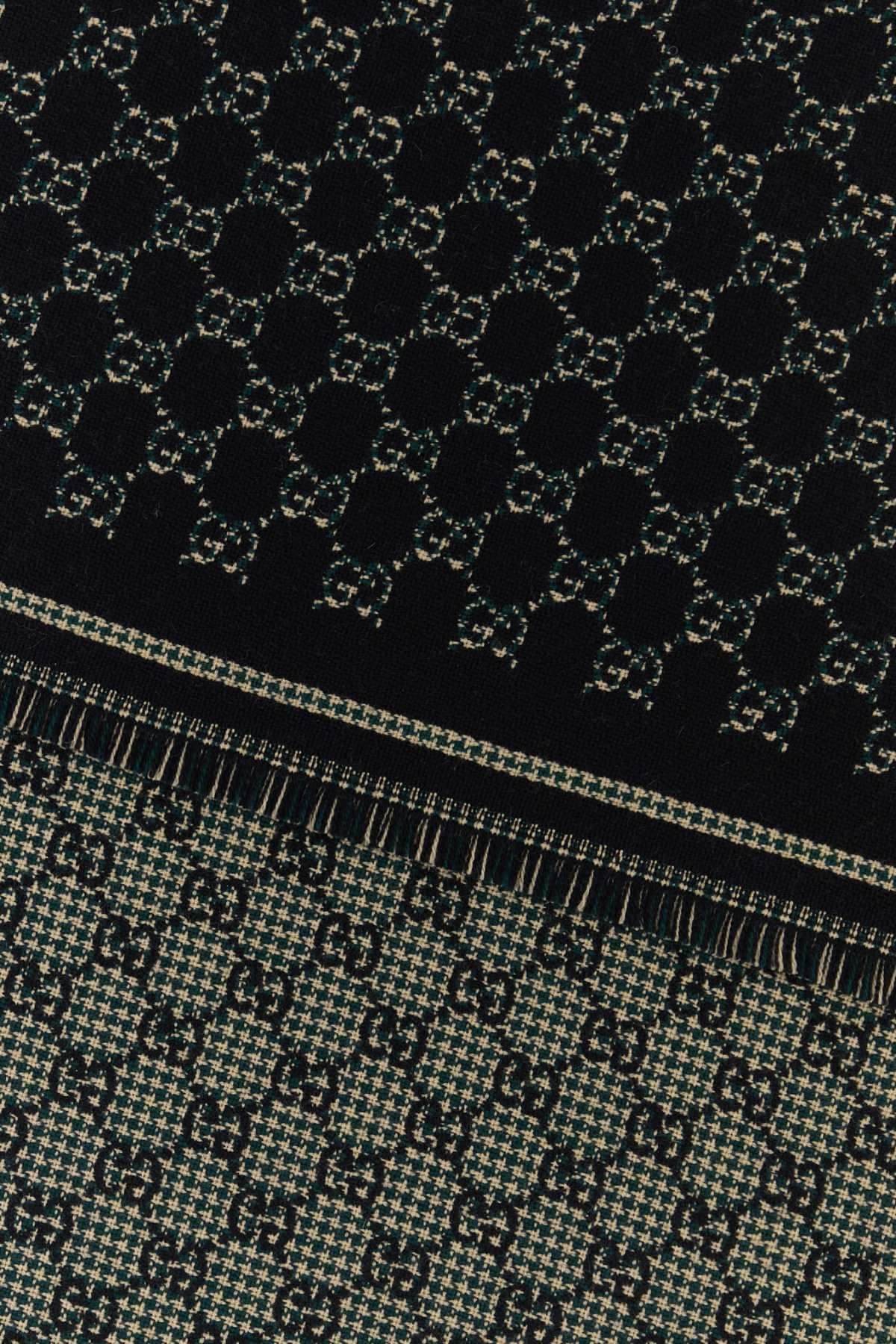 Gucci Men Gg Jacquard Scarf