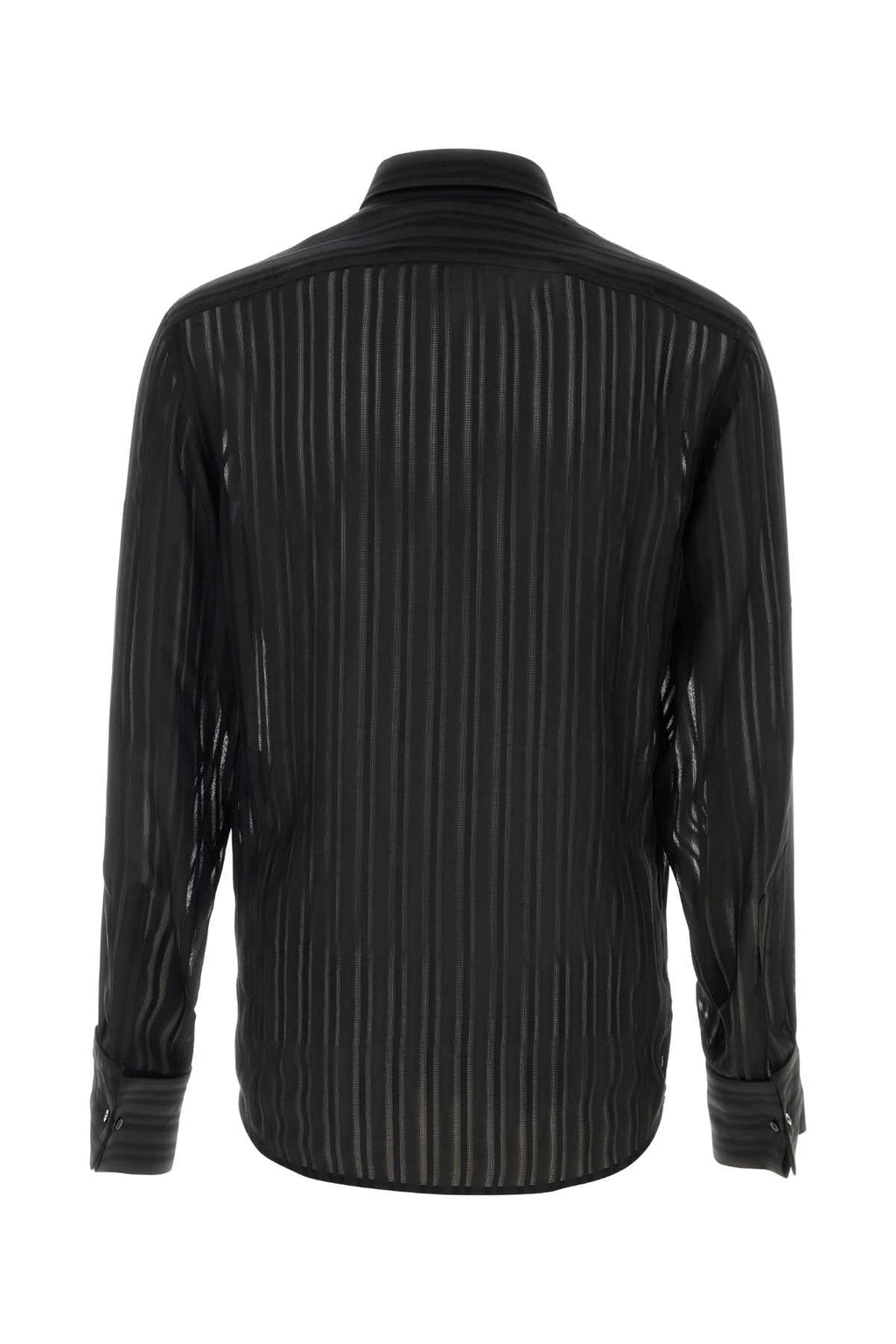 Gucci Men Black Silk Shirt
