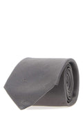 Gucci Men Grey Jacquard Tie