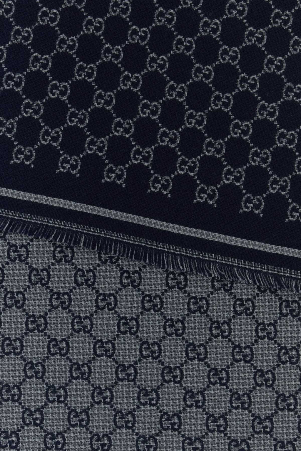 Gucci Men Gg Jacquard Scarf