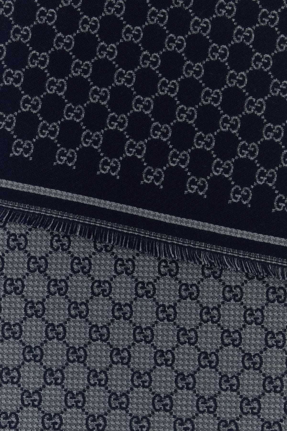Gucci Men Gg Jacquard Scarf