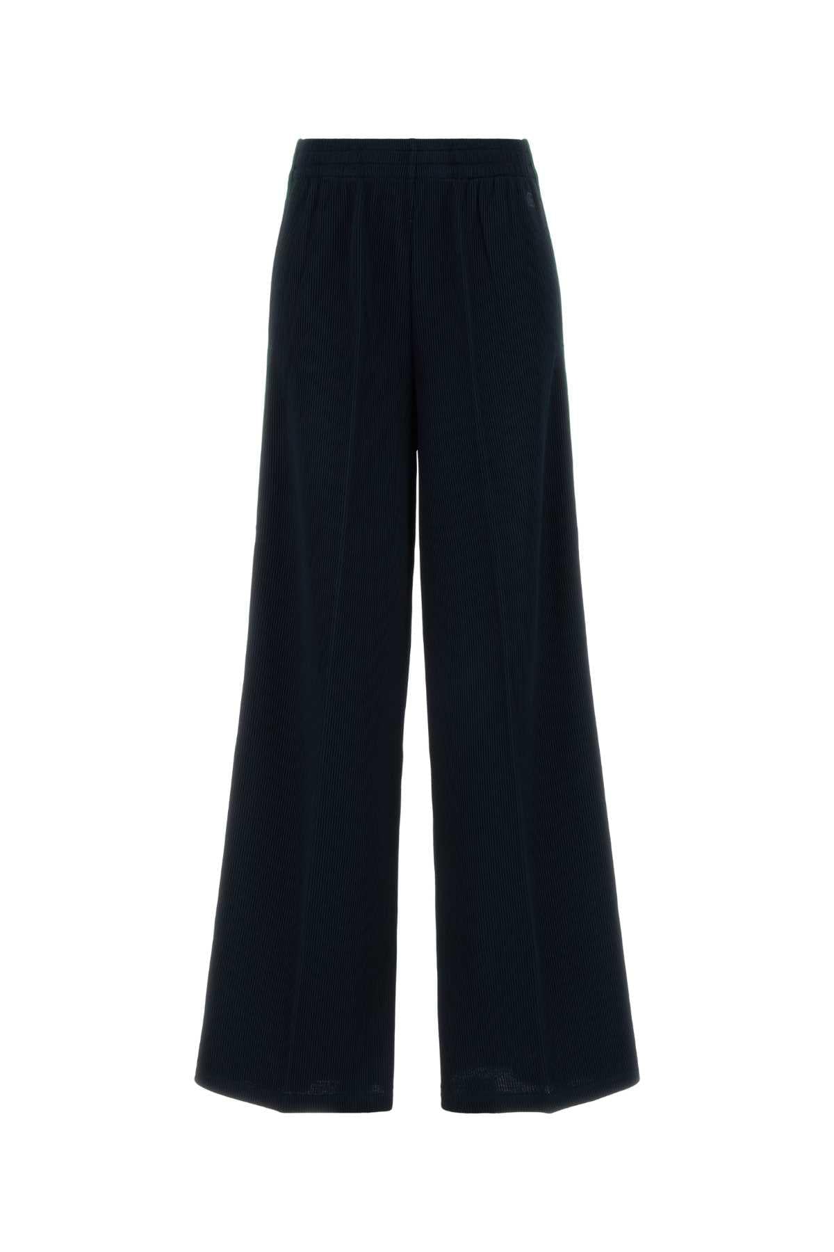 Gucci Women Navy Blue Jersey Joggers