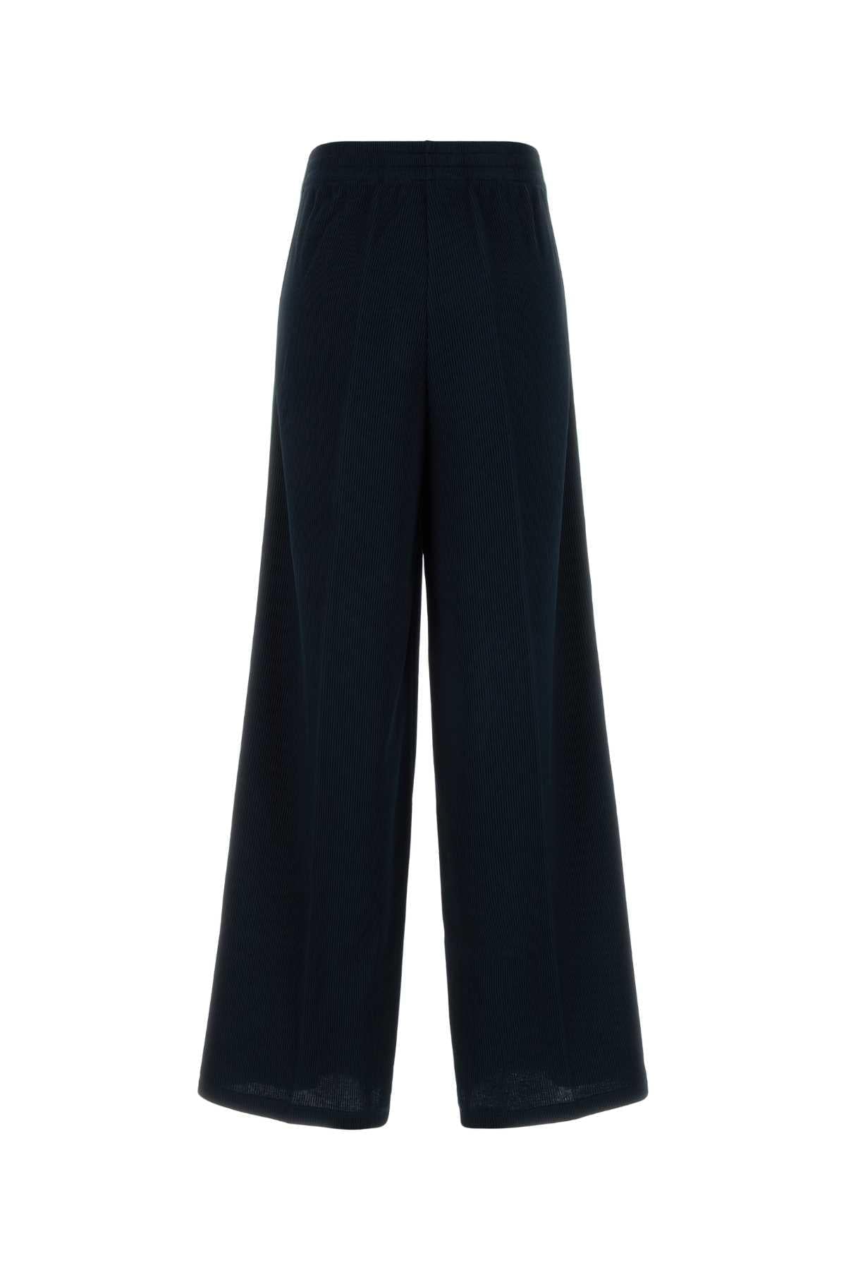 Gucci Women Navy Blue Jersey Joggers