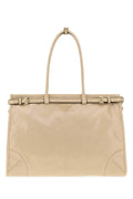 Prada Women Sand Leather Shoulder Bag