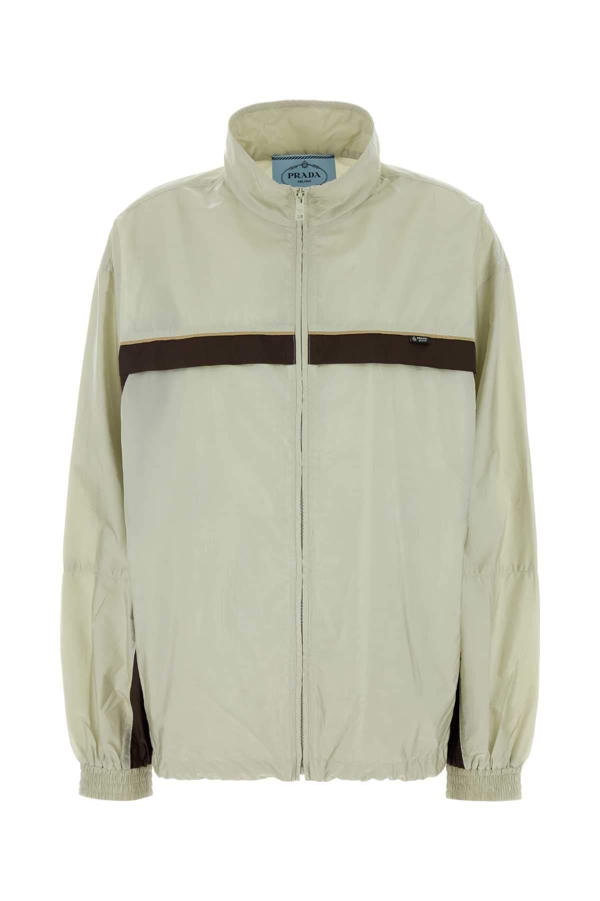 Prada Women Two-Tone Re-Nylon Windbreaker