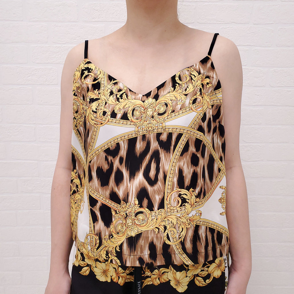 VERSACE SILK BLOUSE - SIZE 3/M