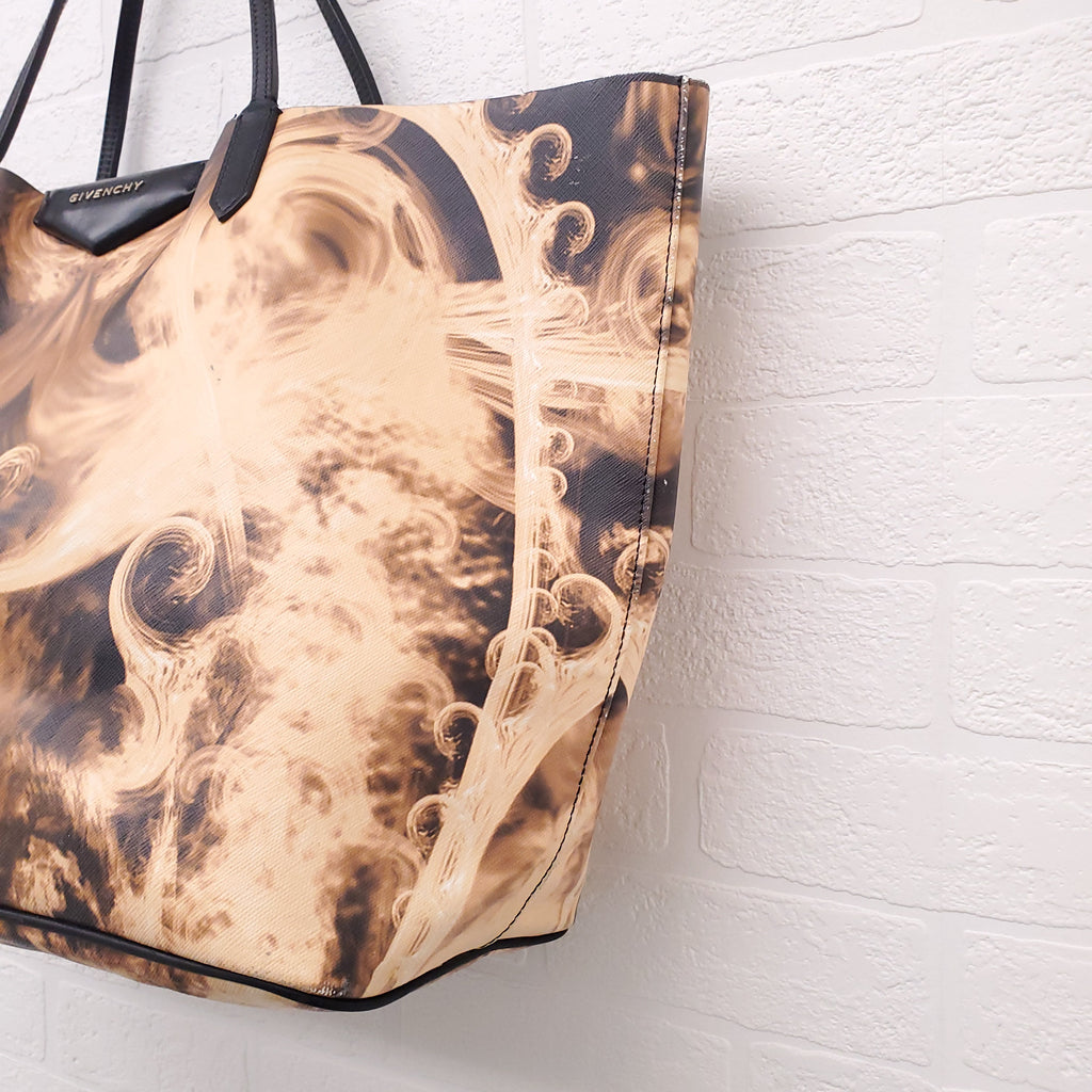 GIVENCHY FLAME PRINT TOTE BAG