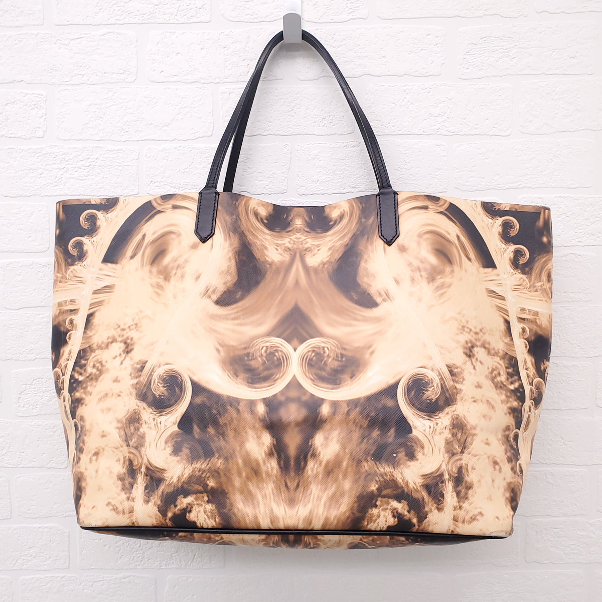 GIVENCHY FLAME PRINT TOTE BAG