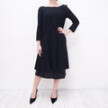 CHLOE BLACK A-LINE DRESS - SIZE S