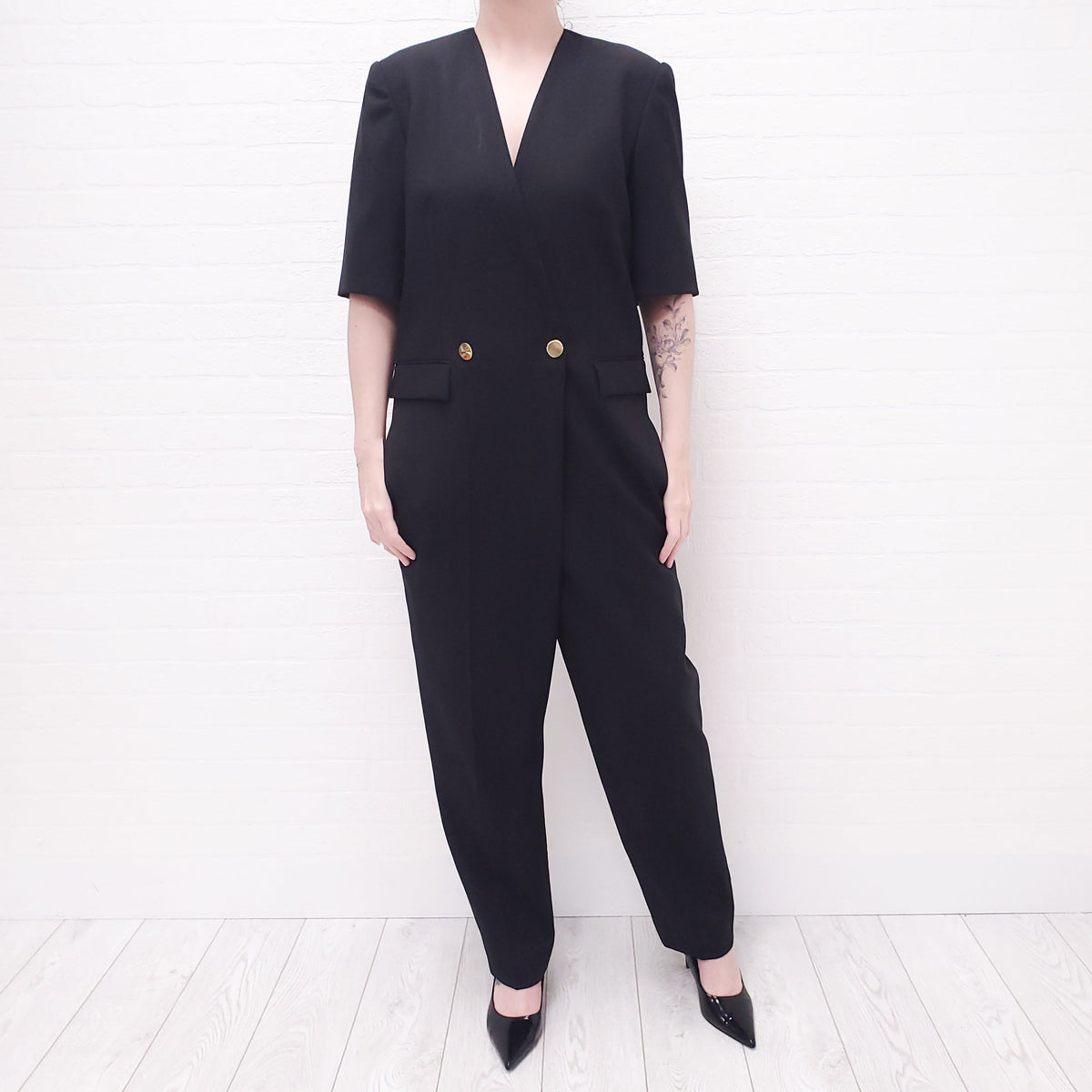 STELLA MCCARTNEY BLACK JUMPSUIT - SIZE 44