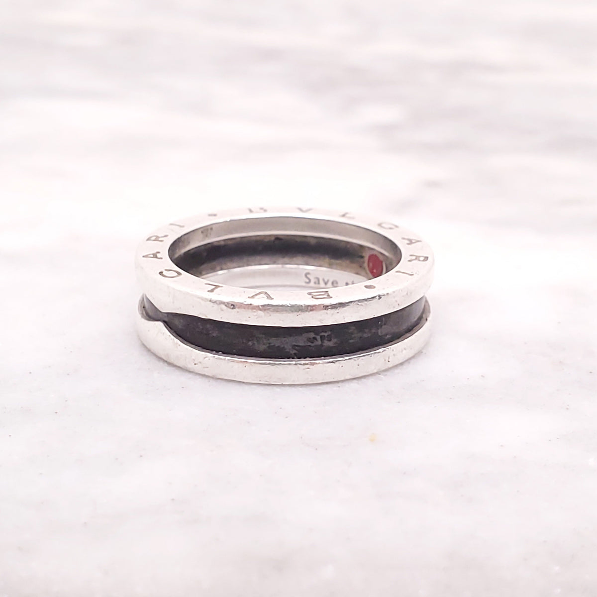 BVLGARI 'SAVE THE CHILDREN' RING - SIZE 8.5