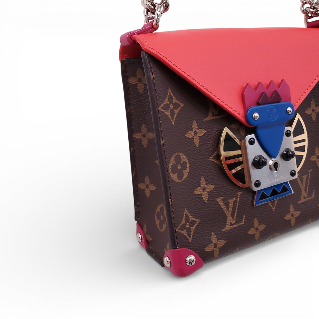 LOUIS VUITTON MONOGRAM TRIBAL MASK POUCHETTE PM BAG