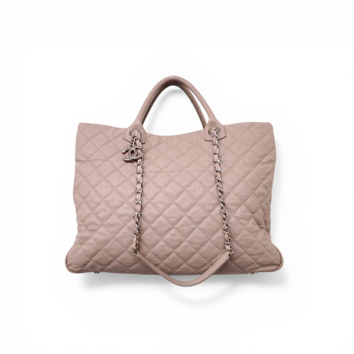 CHANEL NUDE CAVIAR TOTE BAG