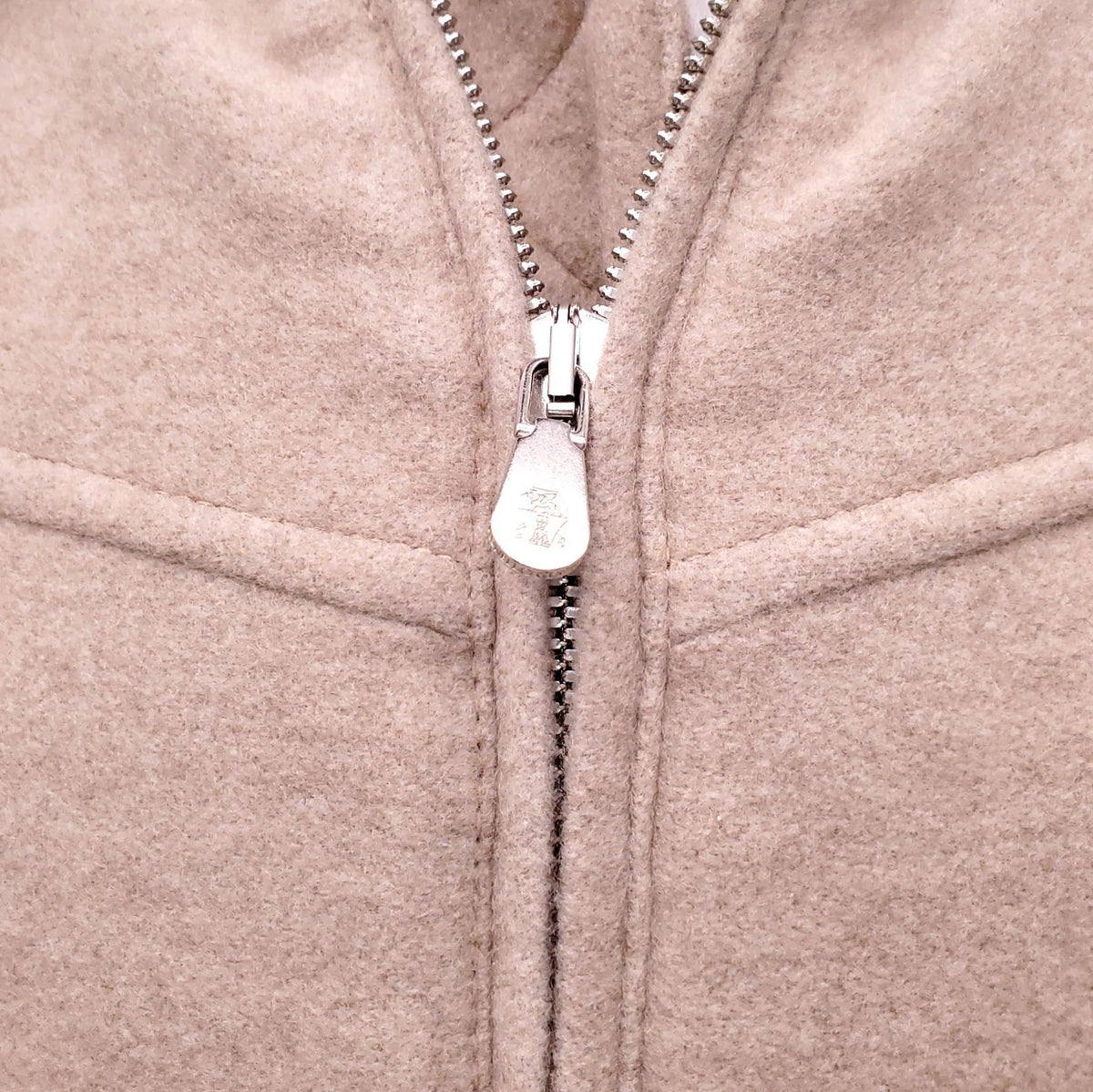 B.C. SHEARLING LINED CASHMERE BOMBER JACKET - MEN'S SIZE M