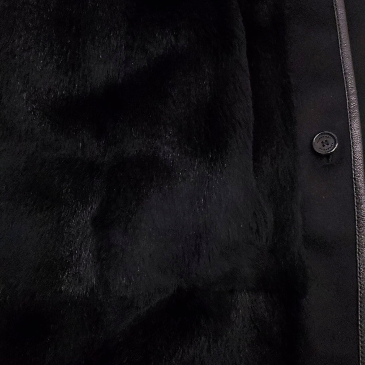 BURBERRY CASHMERE JACKET WITH FUR LINED INTERIOR - MEN'S SIZE 48