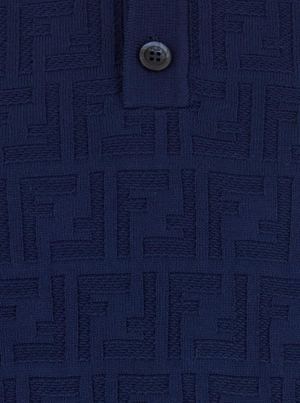 Fendi Men Ff Jaquard Cotone