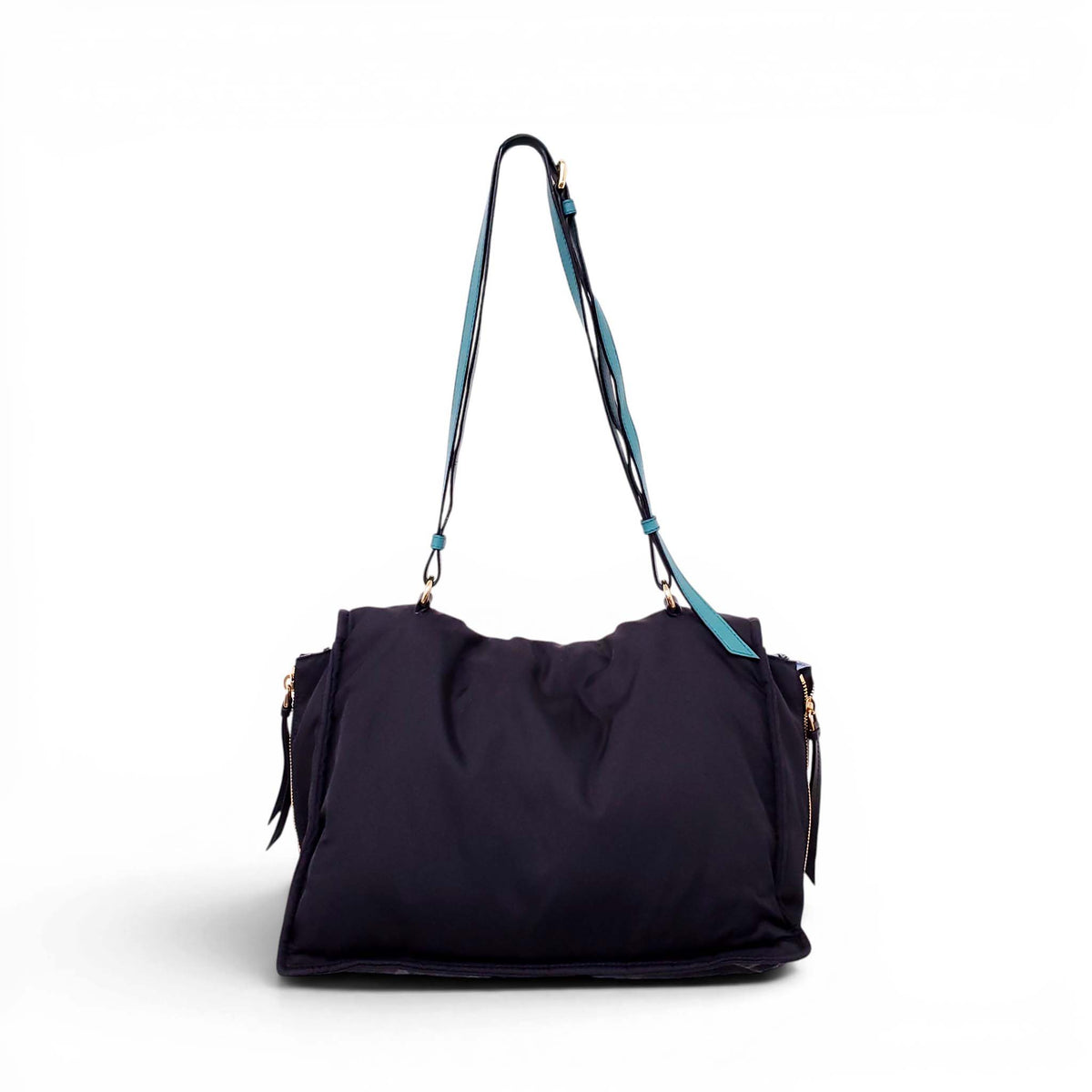 PRADA TESSUTO ETIQUETTE MESSENGER BAG