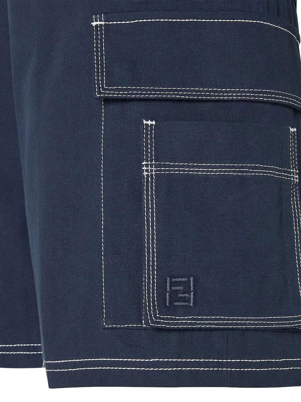 Fendi Men Canvas Short Pants