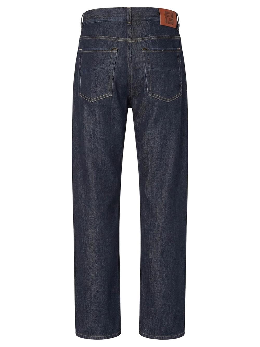 Fendi Men Denim Regular Blu Washed