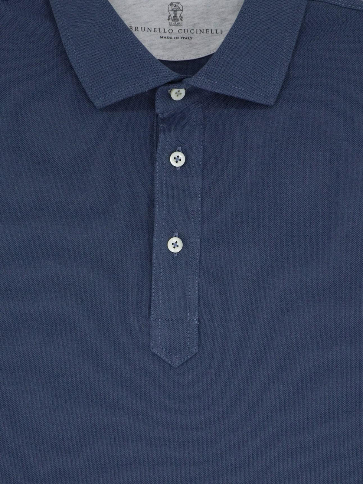 Brunello Cucinelli Men Cotton Polo Shirt
