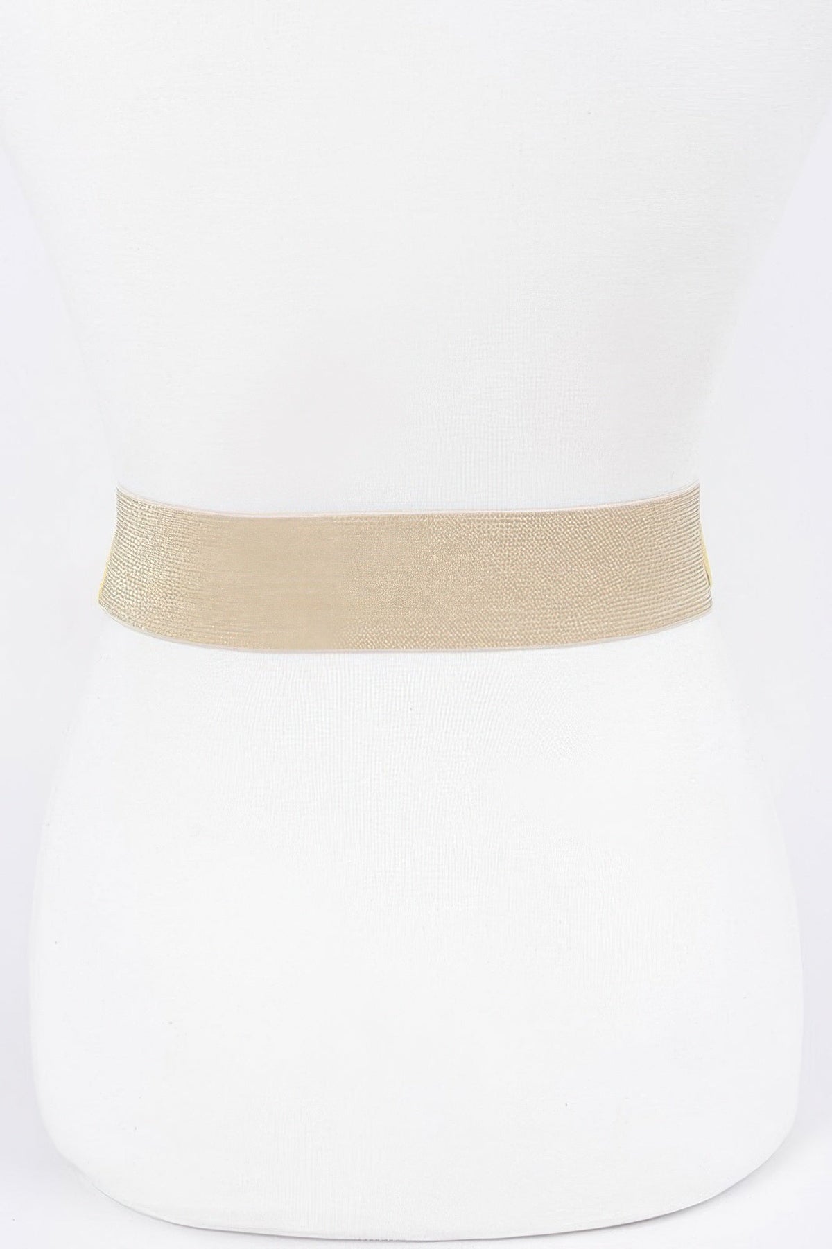 Two Buckle Plus Size Elastic Belt