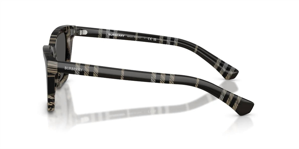 Women's Square Sunglasses In Grey Check