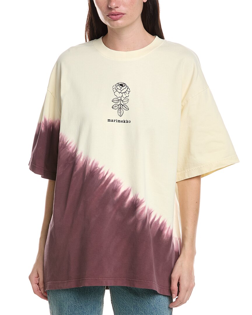 Marimekko Nopeus Vihkiruusu Placement T-Shirt