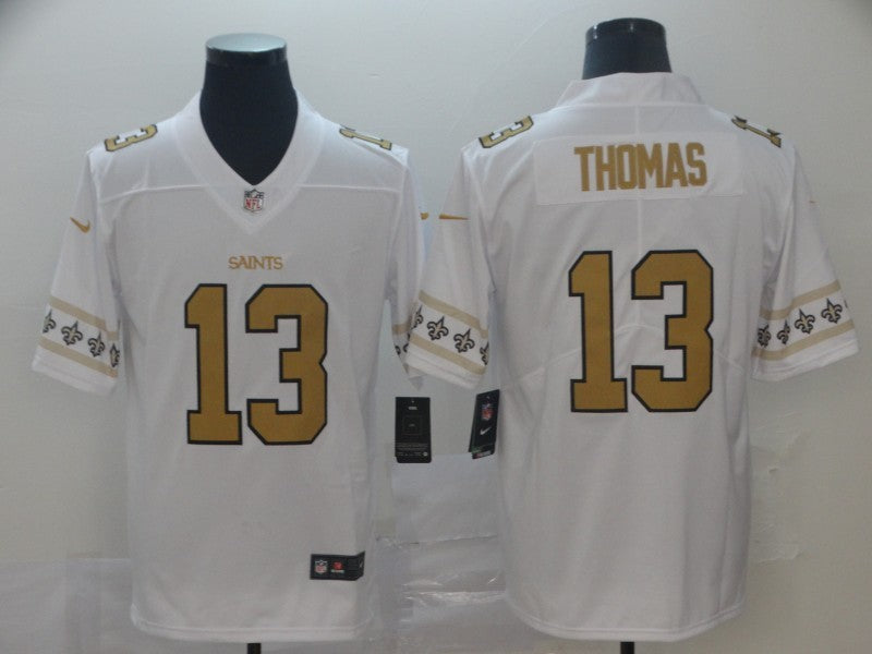Men's New Orleans Saints Michael Thomas #13 White Player Game jersey