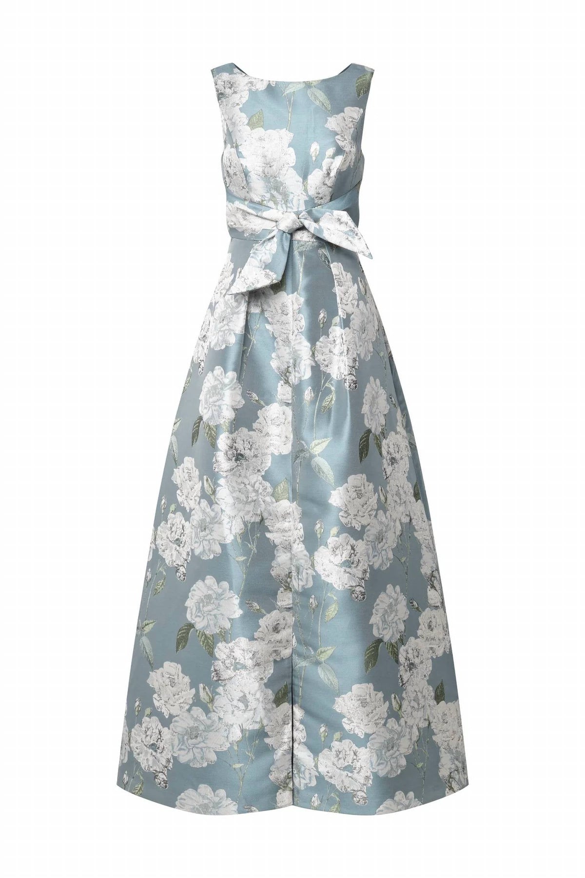 Lilianna Floral Gown In Slate