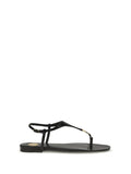Saint Laurent Women Cassandre Leather Sandals