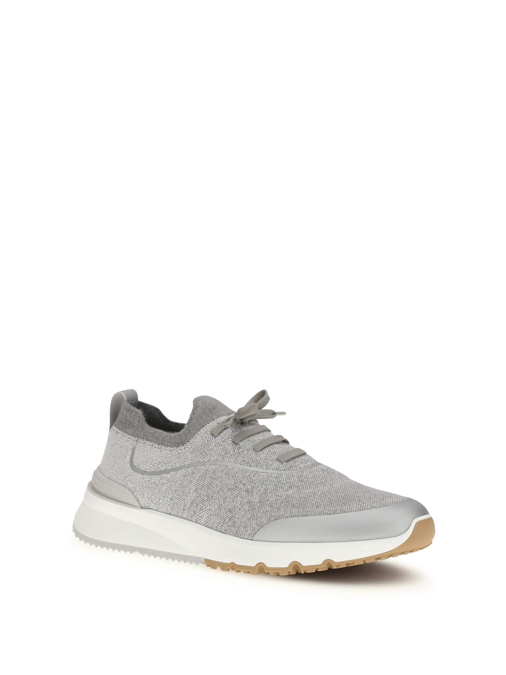 Brunello Cucinelli Men Techno Cotton Knit Sneakers Runners