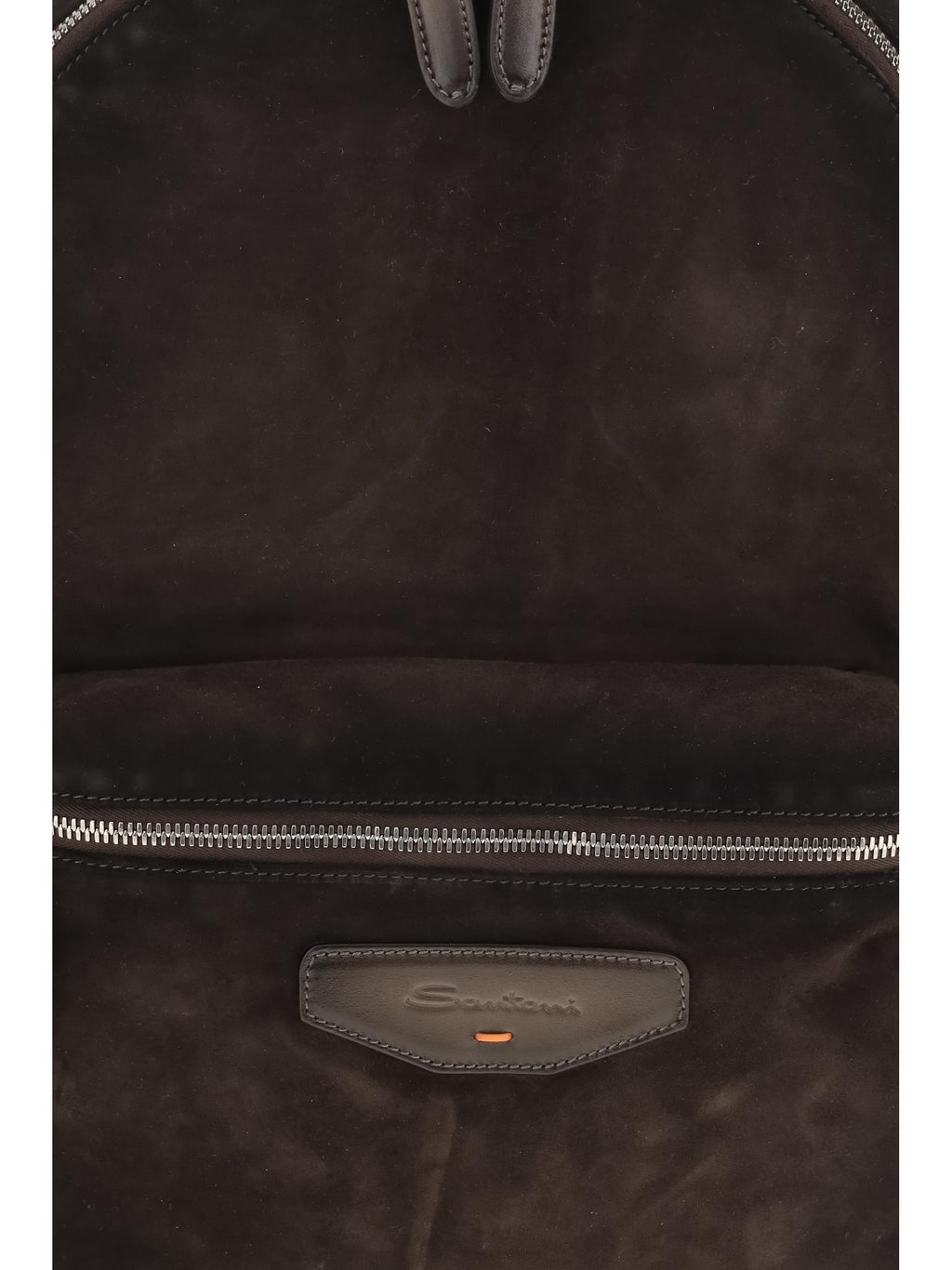 Santoni Men Suede Backpack
