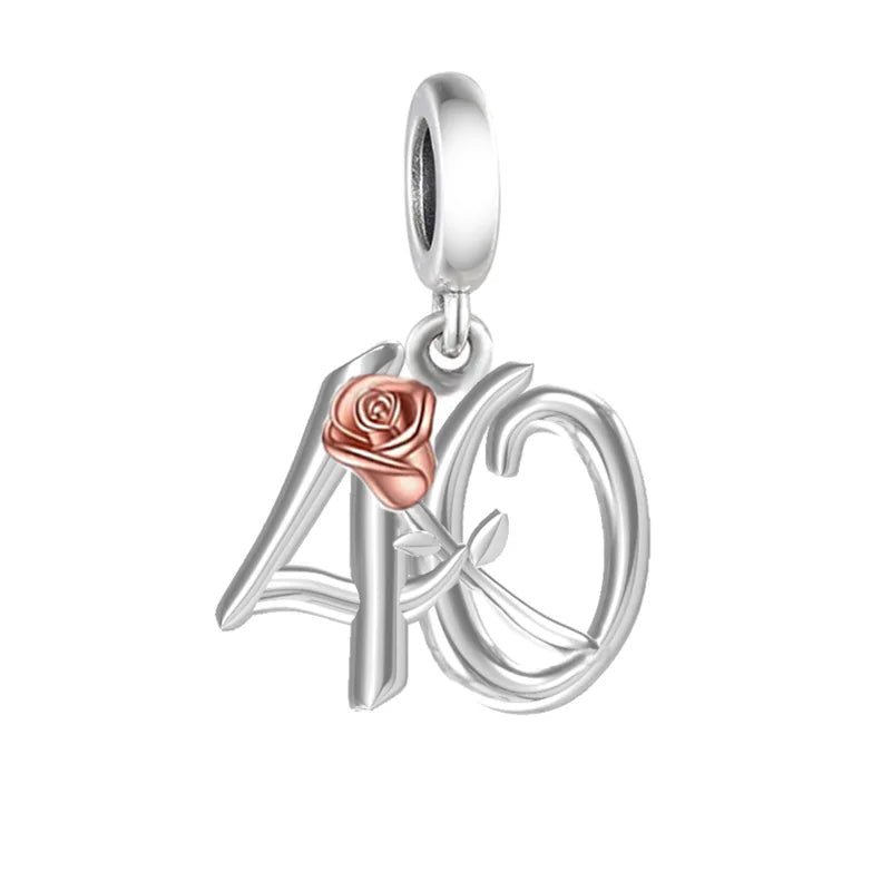40th Celebration Dangle Charm