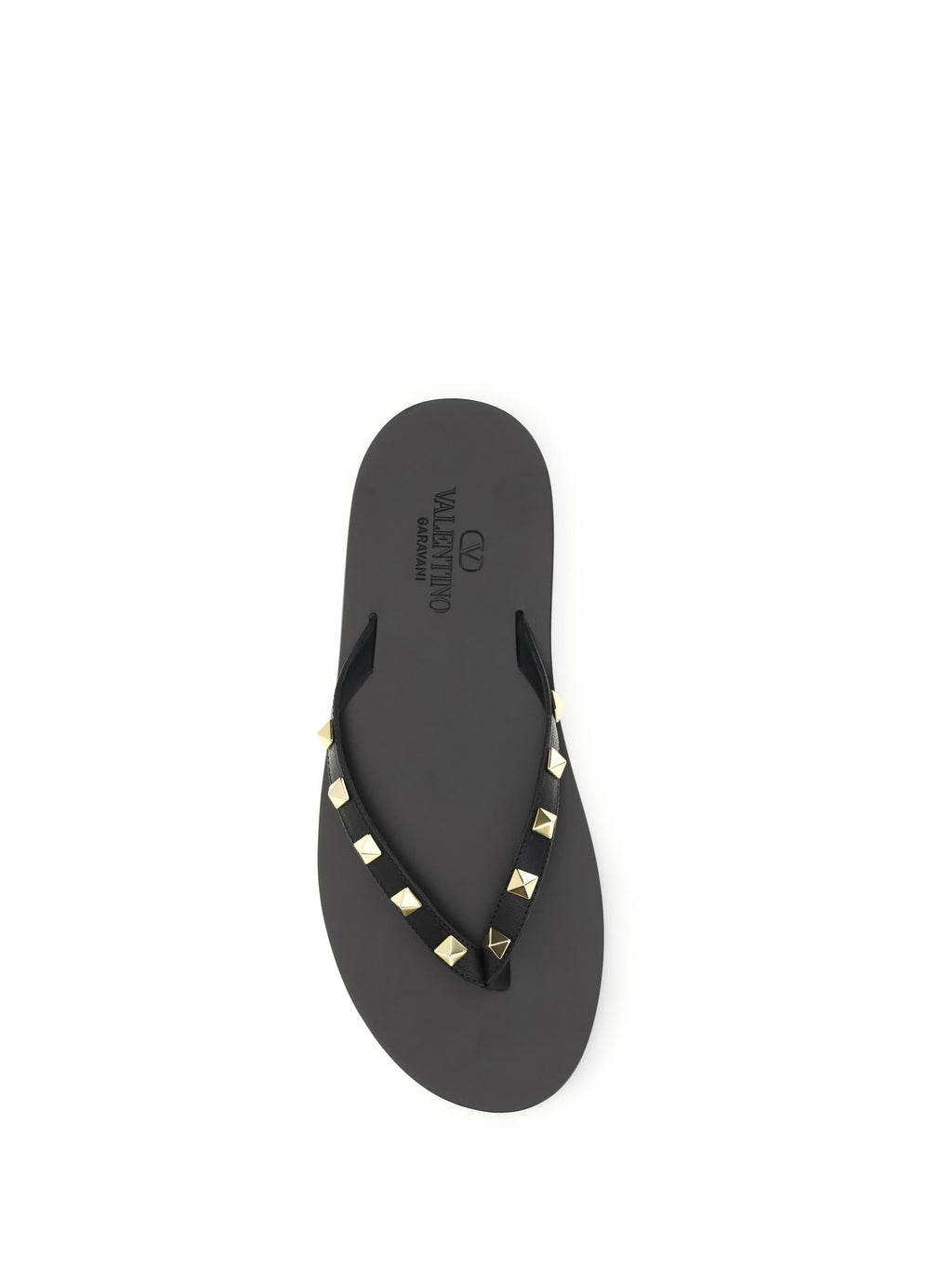 Valentino Garavani Men Rockstud Thong Sandals