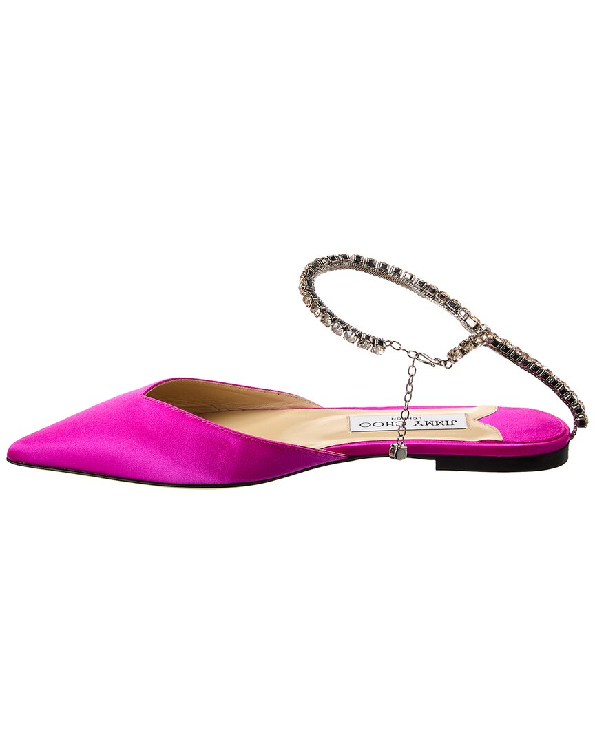 Jimmy Choo Saeda Satin Flat