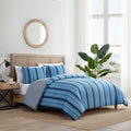 Nautica Gilpin Stripe Blue Twin Comforter Set
