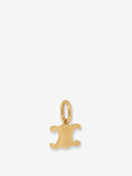 Celine Women Celine Triomphe Brass Charm