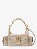 Chloe' Women Medium Double Carry Leather Shoulder Bag