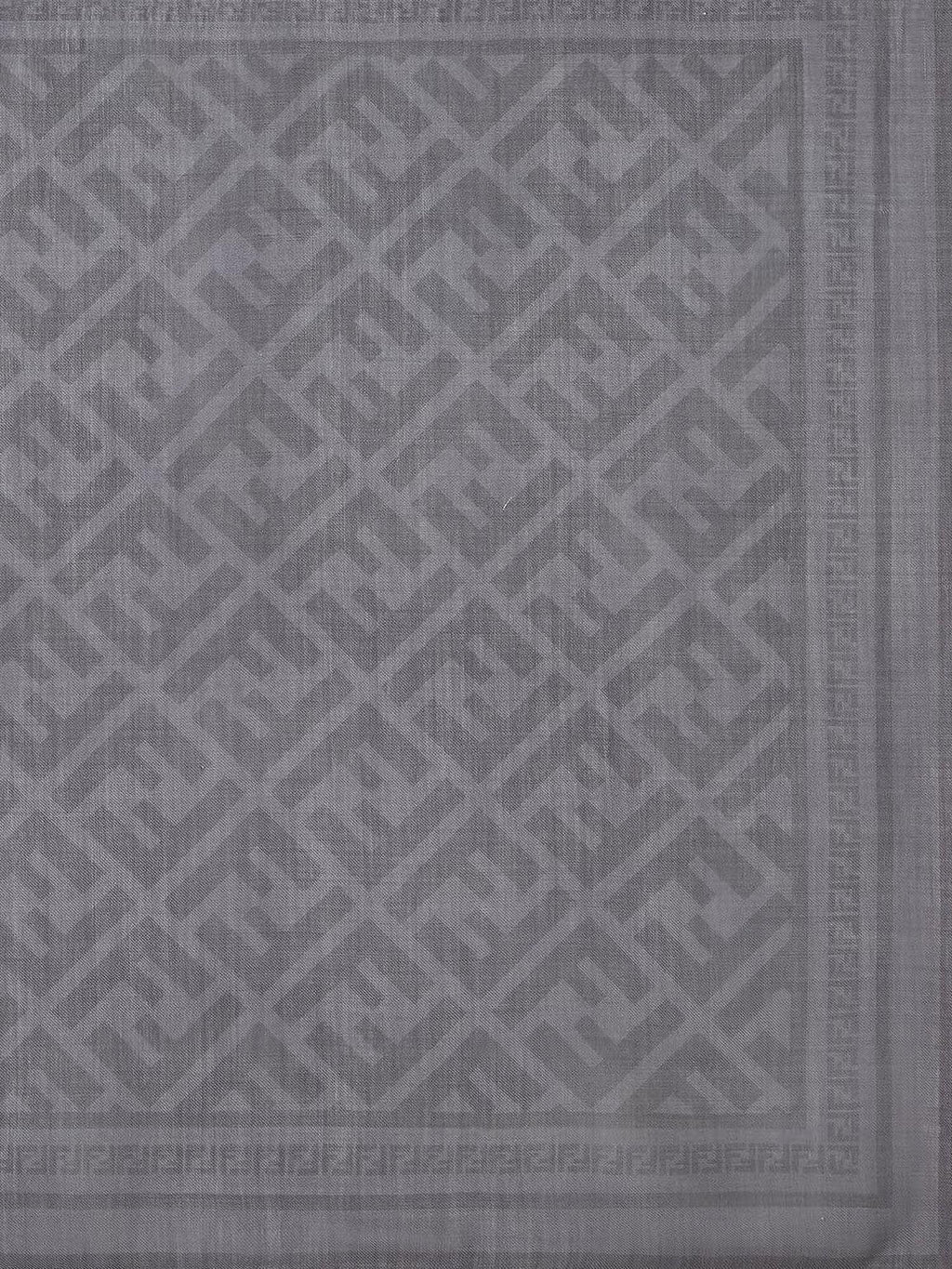 Fendi Men Wool And Silk Scarf