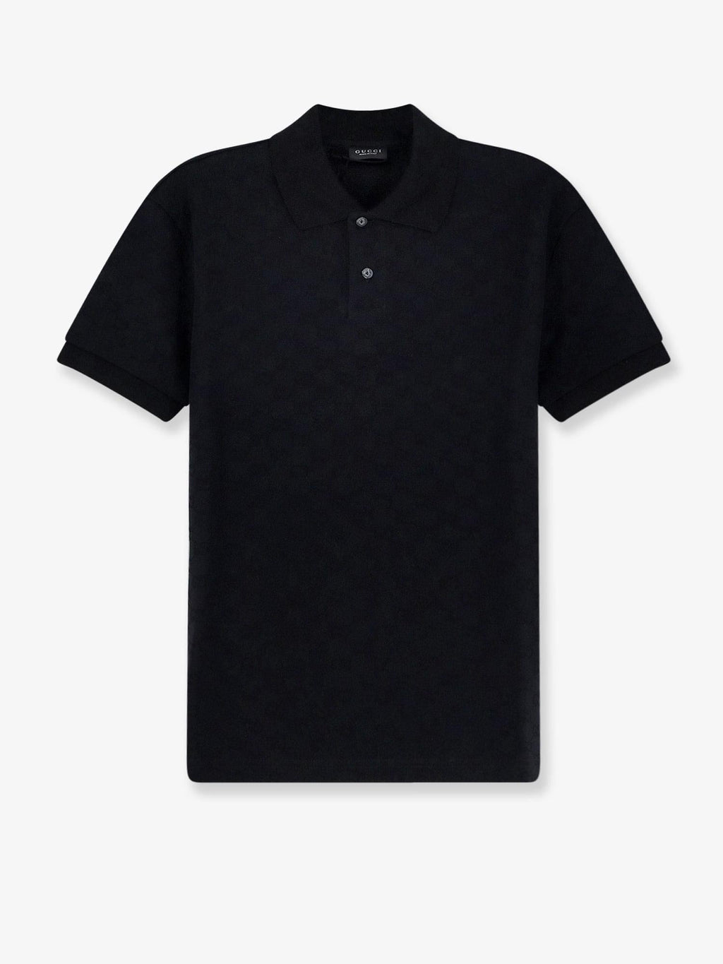 Gucci Men Gg Viscose Blend Polo Shirt